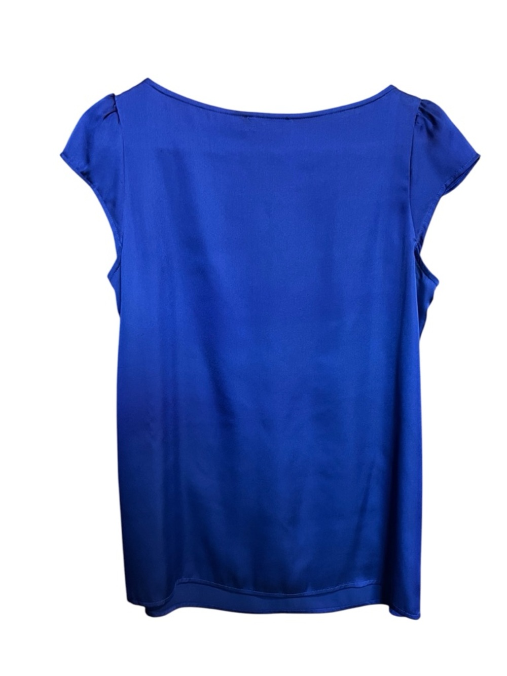 The Limited Blouse Size Small – Royal Blue Pleated Front Top - Picture 2 of 4
